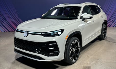 2025 Volkswagen Tiguan on display